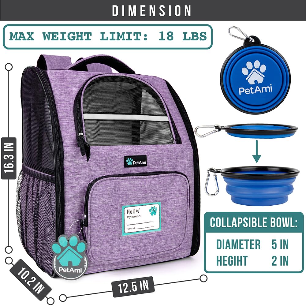PetAmi mochila portapet entrada doble facilita el acceso a tu mascota