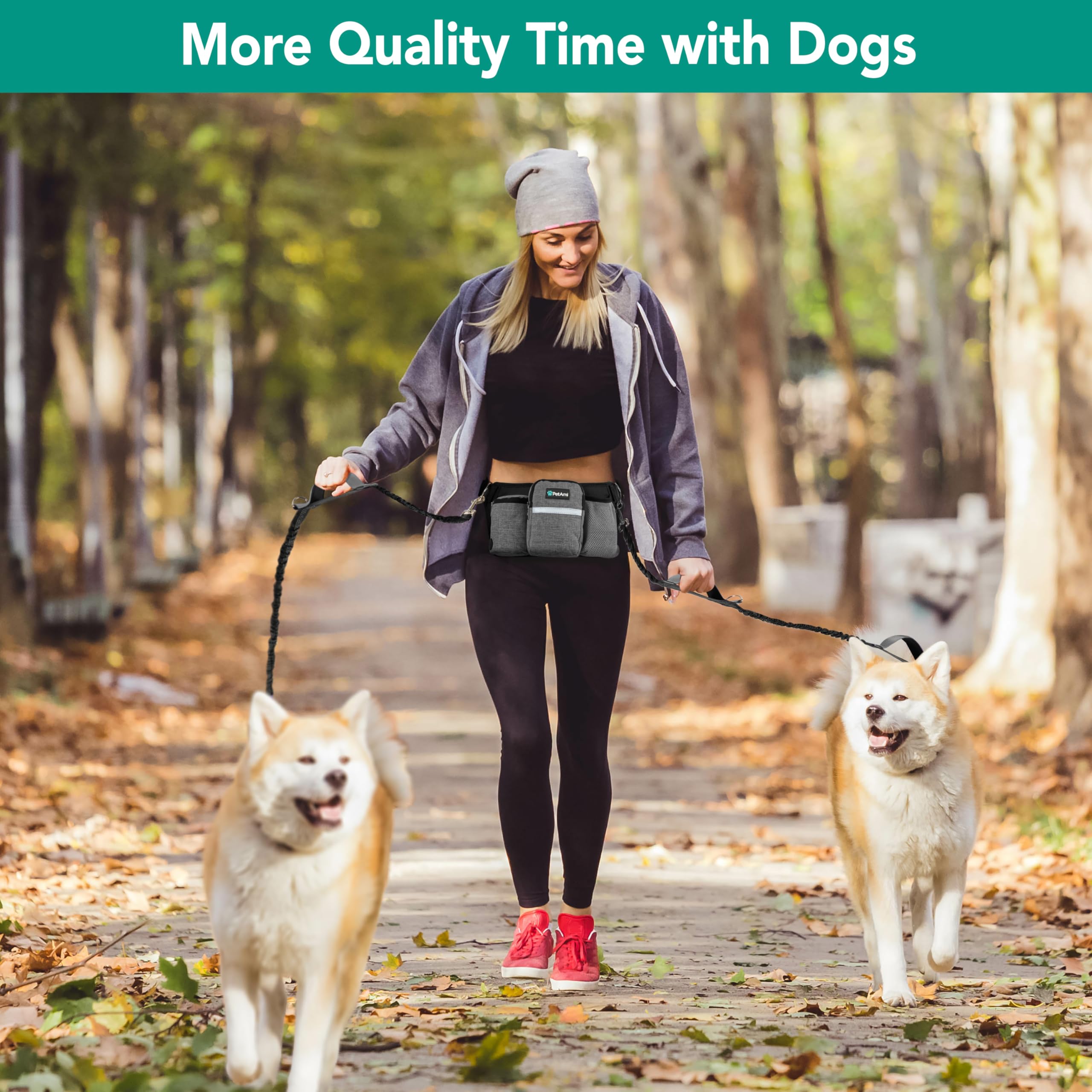 PetAmi Premium Alcance ajustable 60-70 pulgadas para perros