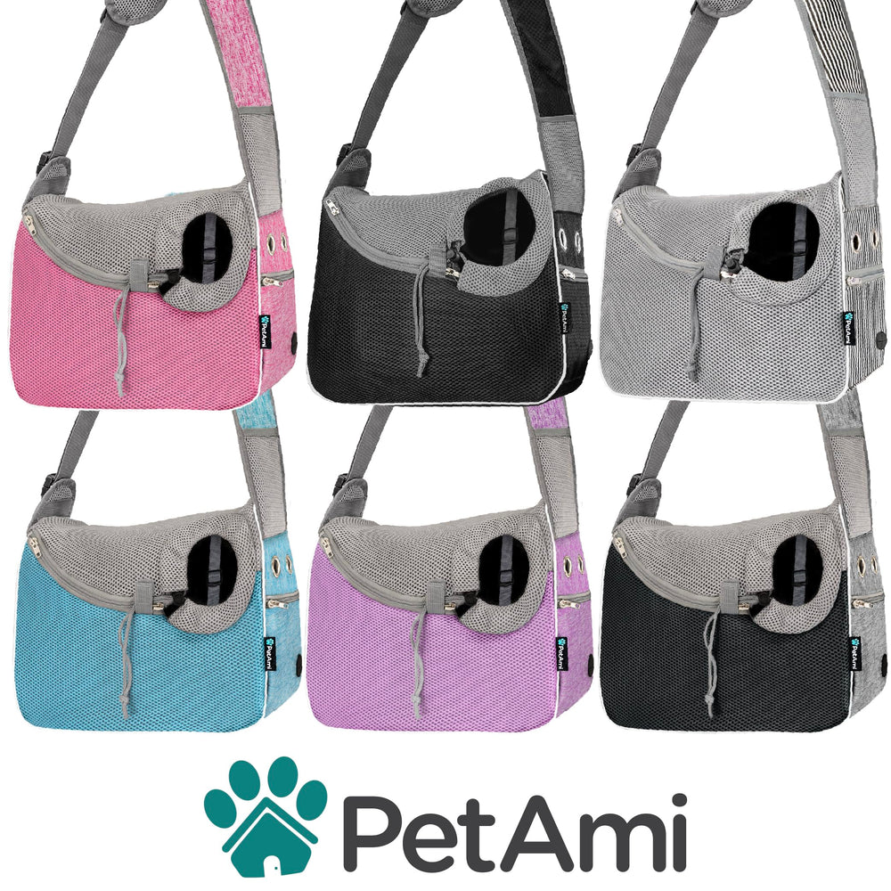 PetAmi Sling Carrier, banda reflectante, mayor visibilidad para salidas nocturnas