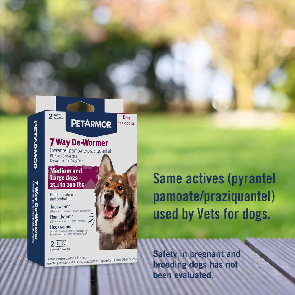 PetArmor desparasitante para perros 50-100 libras con administración práctica.