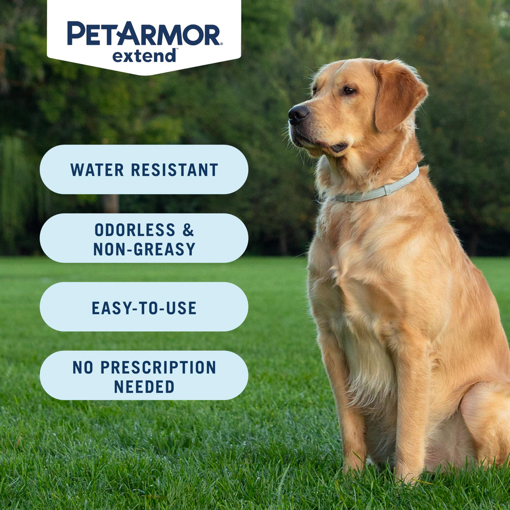 PetArmor Extend mata pulgas y garrapatas por contacto.