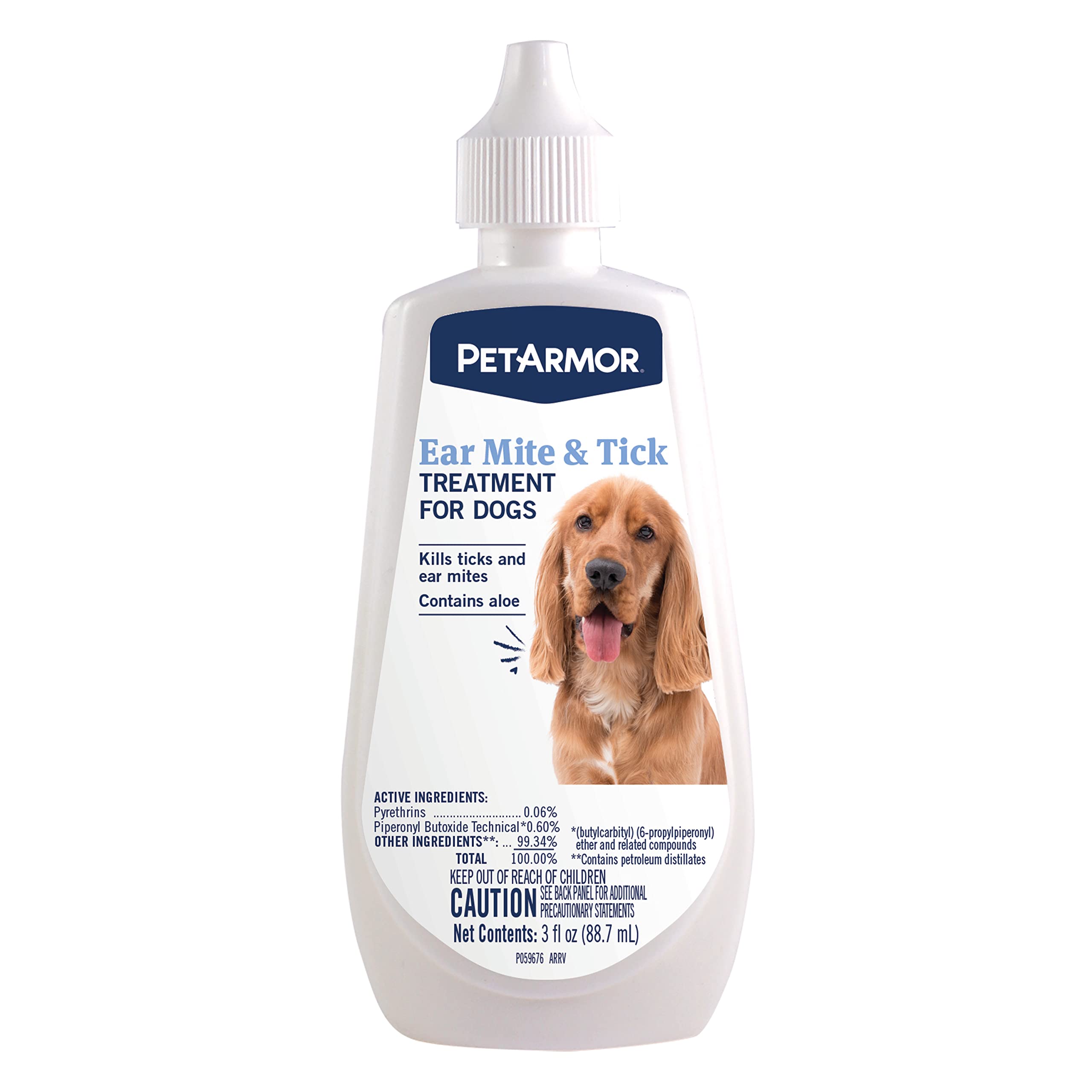 PetArmor: tratamiento otitis para perros en envase de tres onzas con alivio suave.