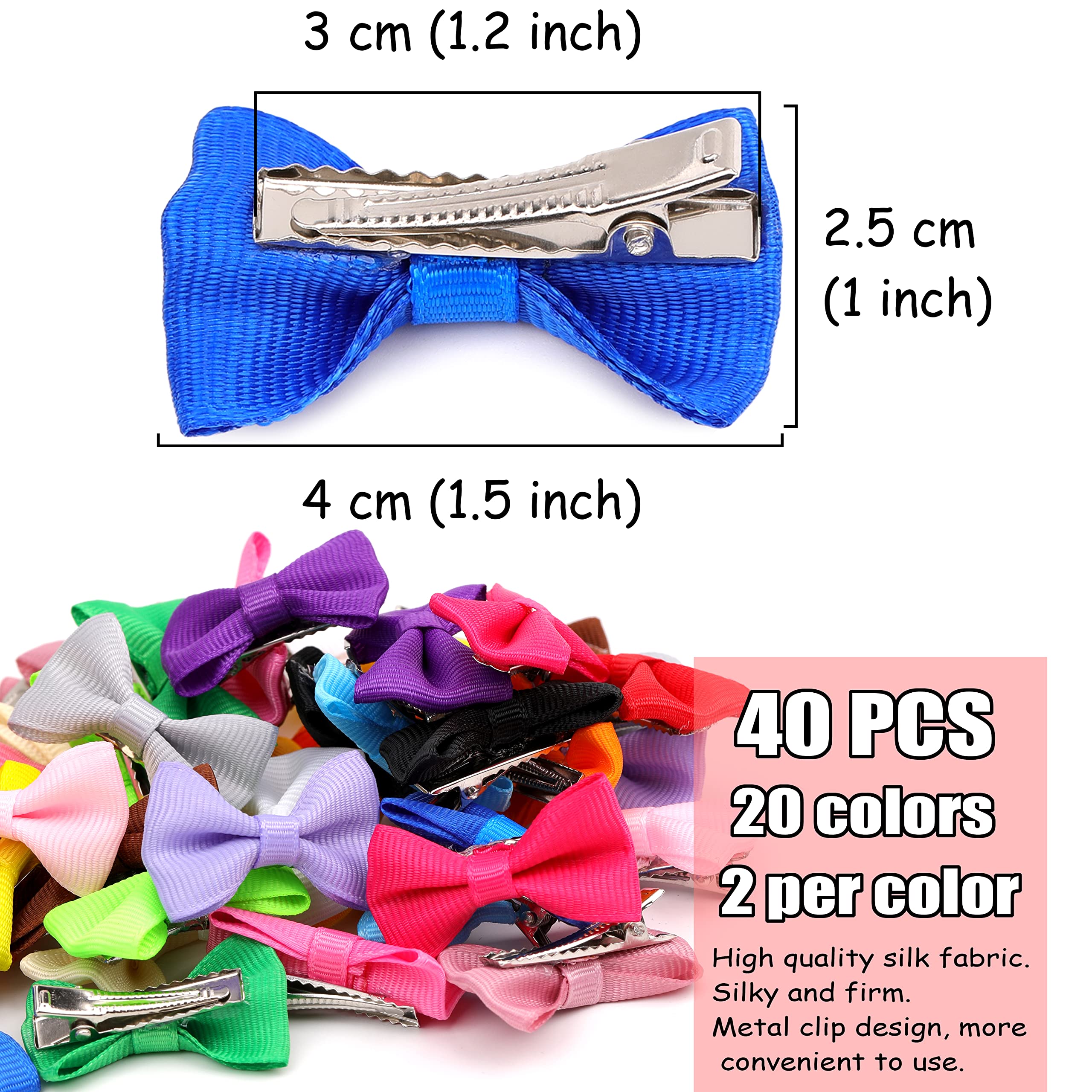 Lazo de patrón variado para perro, 20 colores disponibles.