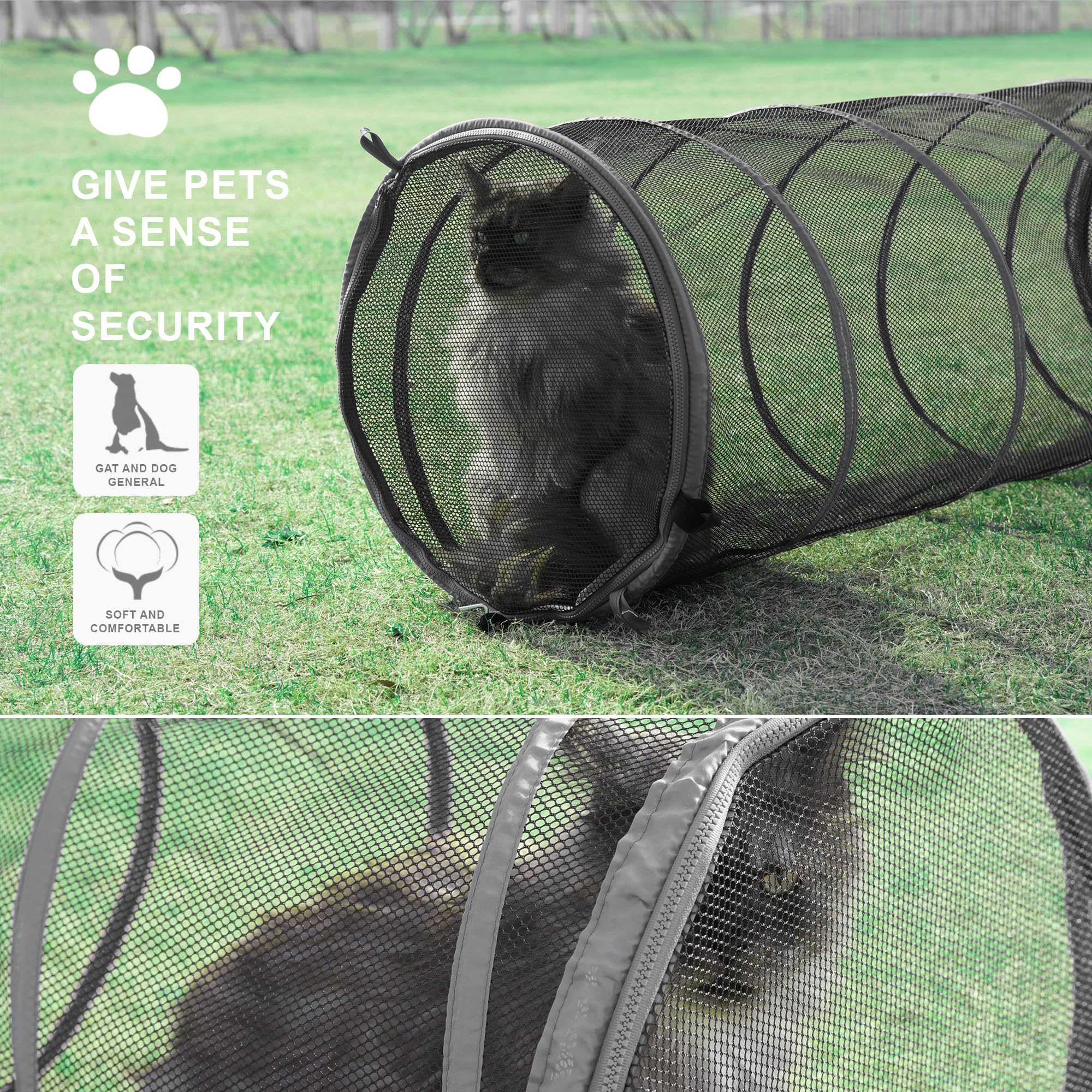 PetEase Catio cubierta-impermeable protege del sol y lluvia ligera