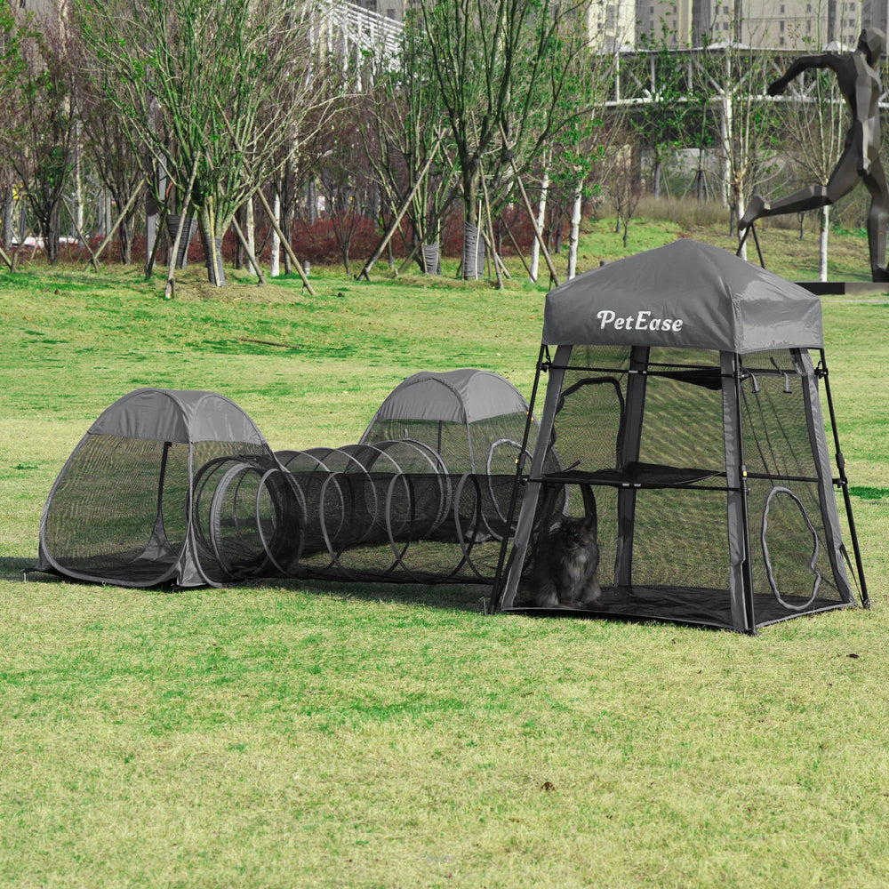 PetEase Catio portátil-plegable, perfecto para interior, patio o viaje