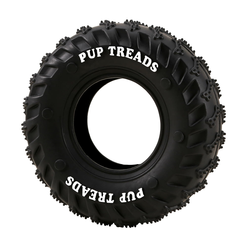 PETFROH mordedor-rueda-de-goma-resistente para perros grandes, mejora higiene bucal.