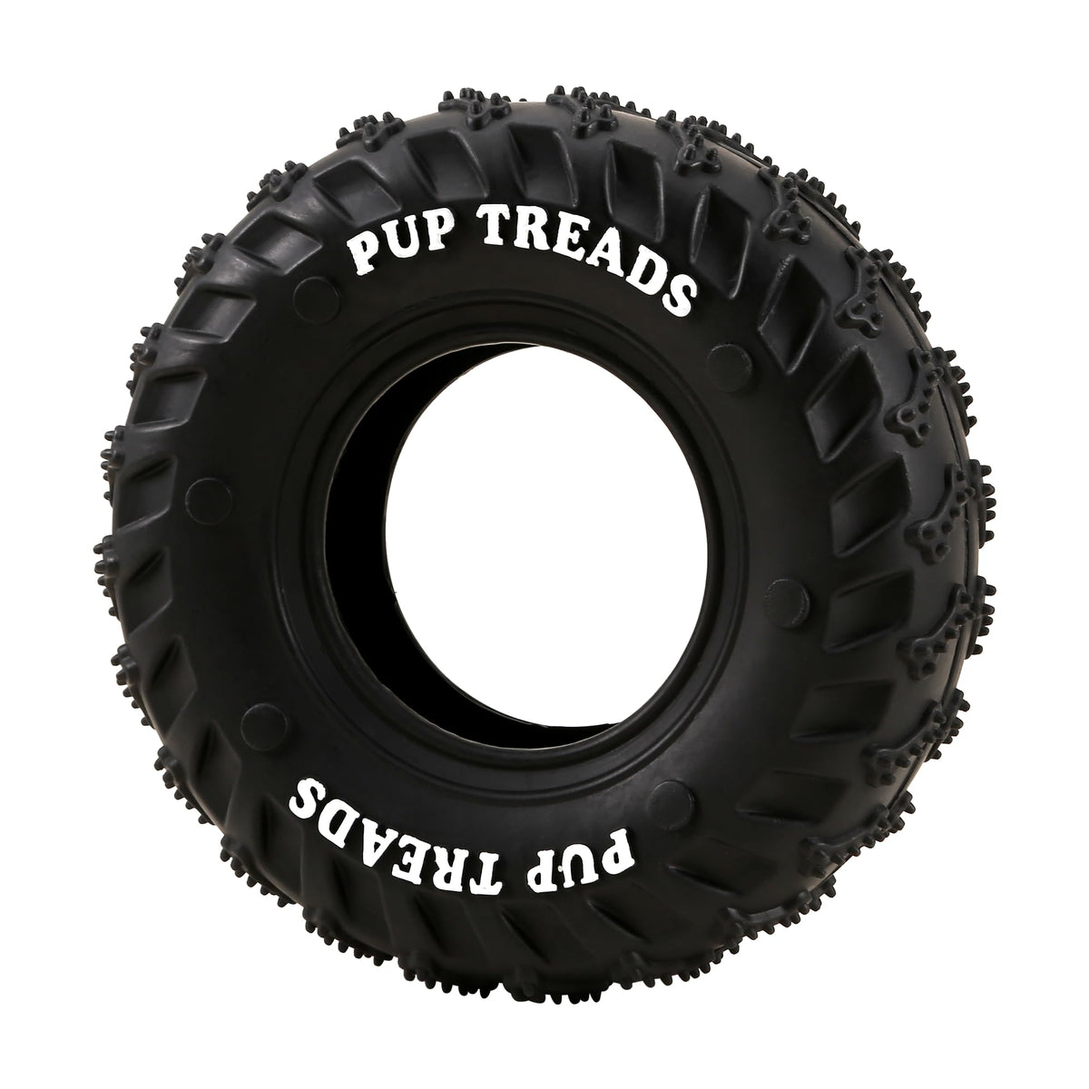PETFROH mordedor-rueda-de-goma-resistente para perros grandes, mejora higiene bucal.