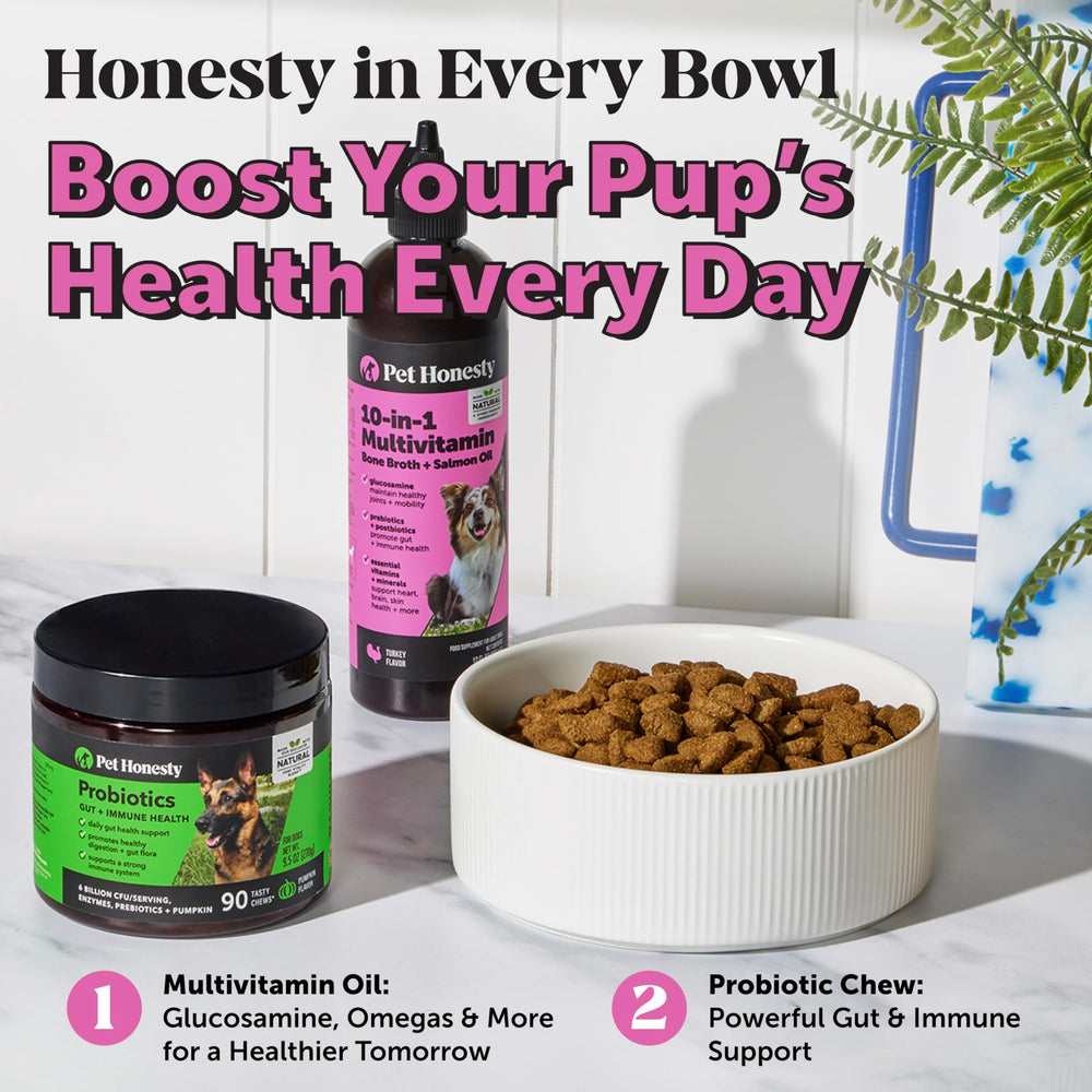 Pet Honesty prebioticos para perros, apoyo digestivo
