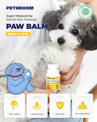 Bálsamo para patas de PETHROOM en frasco de 85 ml.