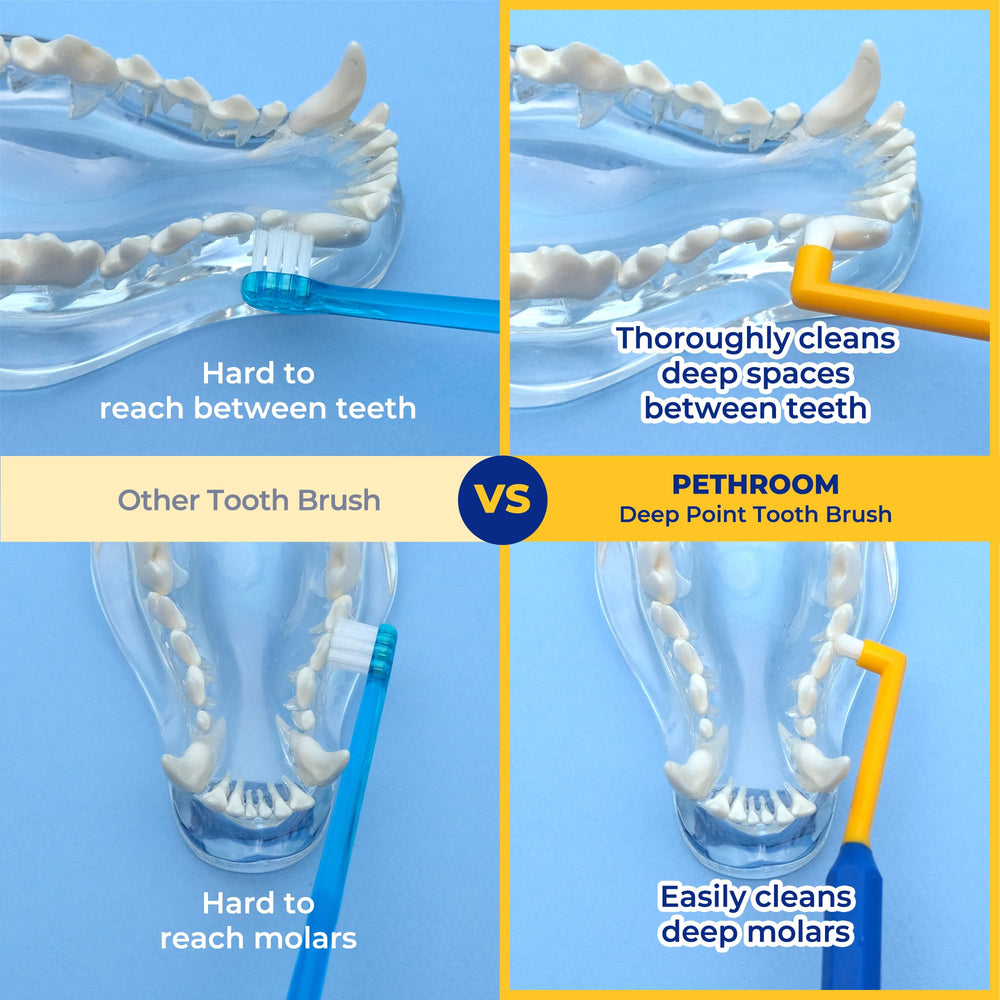 PETHROOM cepillo dental de alta durabilidad y calidad para uso diario.