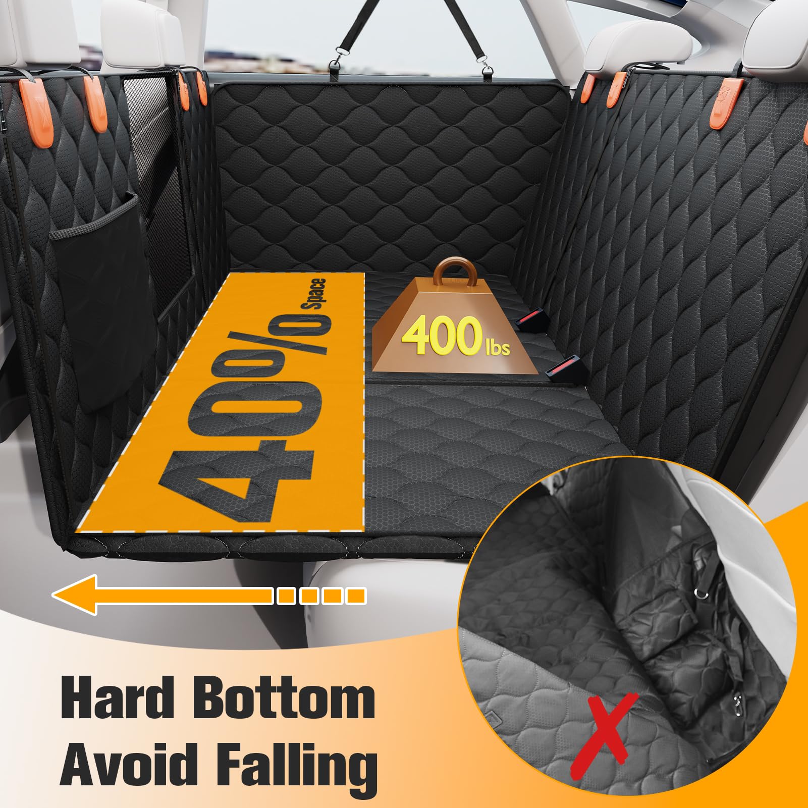 PETICON base dura, soporta hasta 400 libras para mayor seguridad.