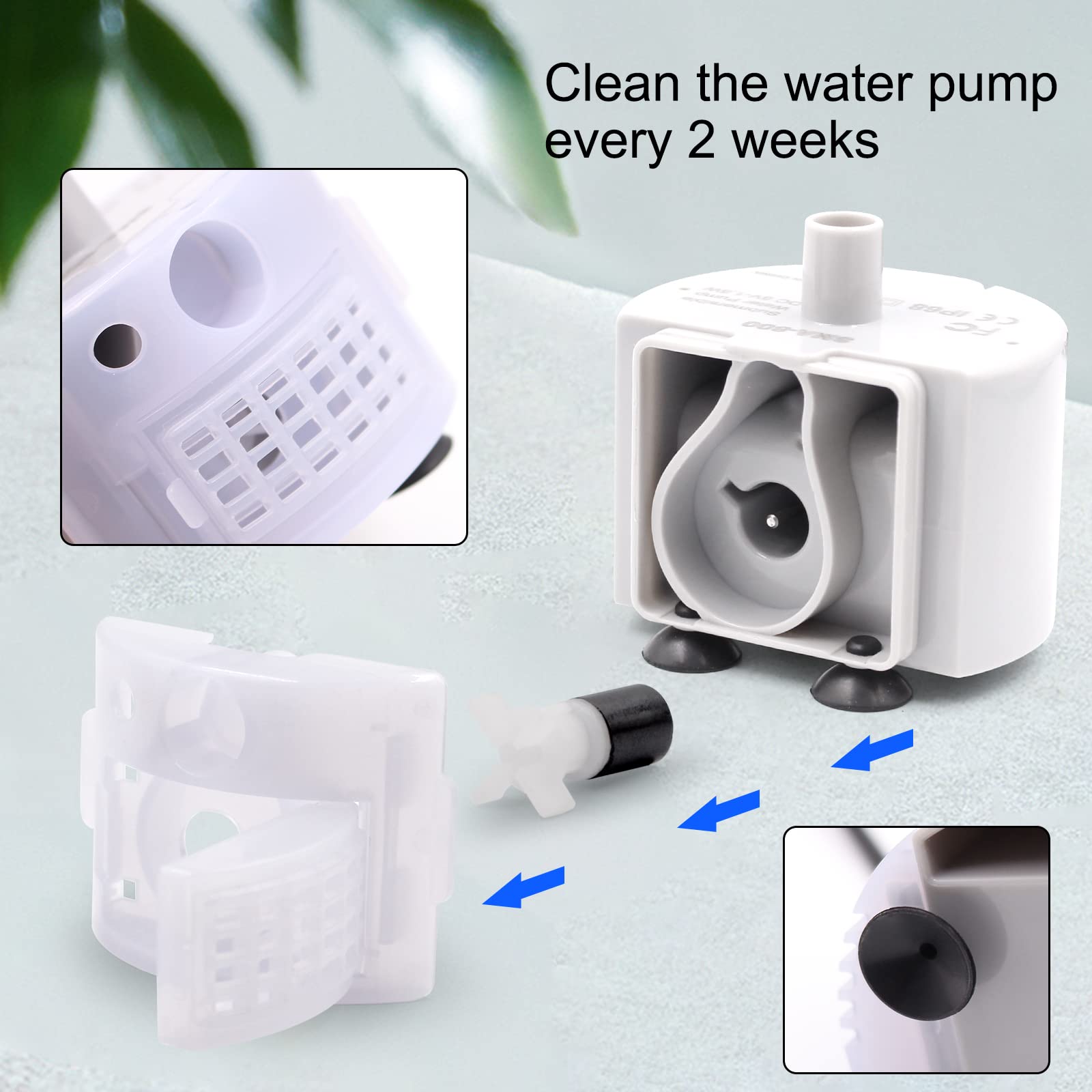 Rendimiento eficiente Petilog, ideal para mantener el agua de gatos fresca