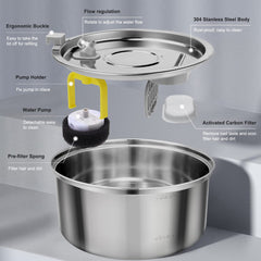 Filtro Petilog para fuente de gatos, ideal para agua limpia