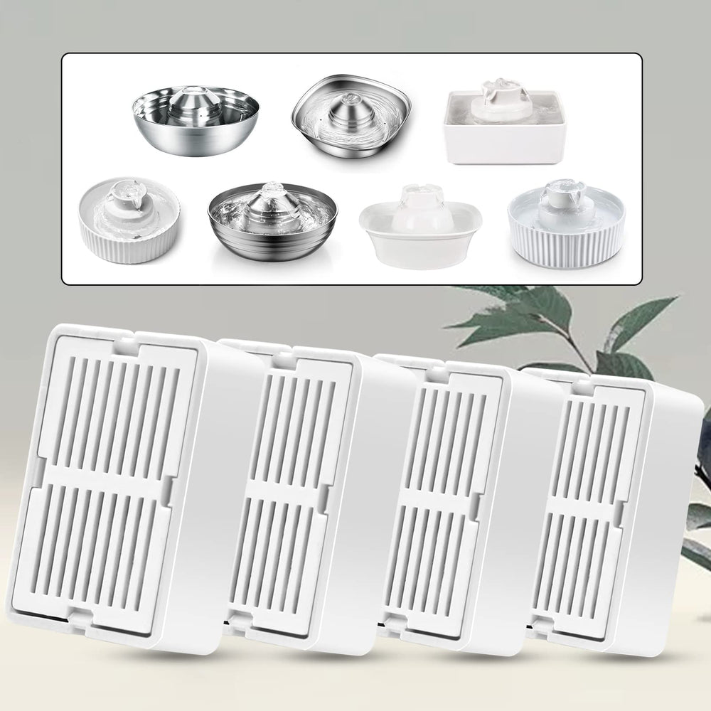 Paquete Petilog con 8 filtros de carbón y 2 espumas para filtración.