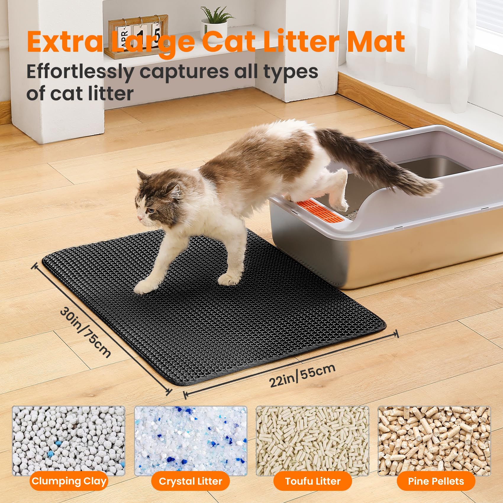 Petinstinct doble capa con panal, fondo impermeable facilita limpieza y recogida.