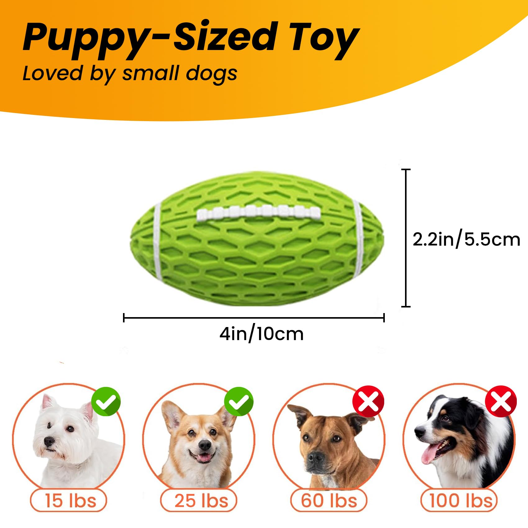 Petinstinct balón de goma flotante para buscar y traer en exteriores