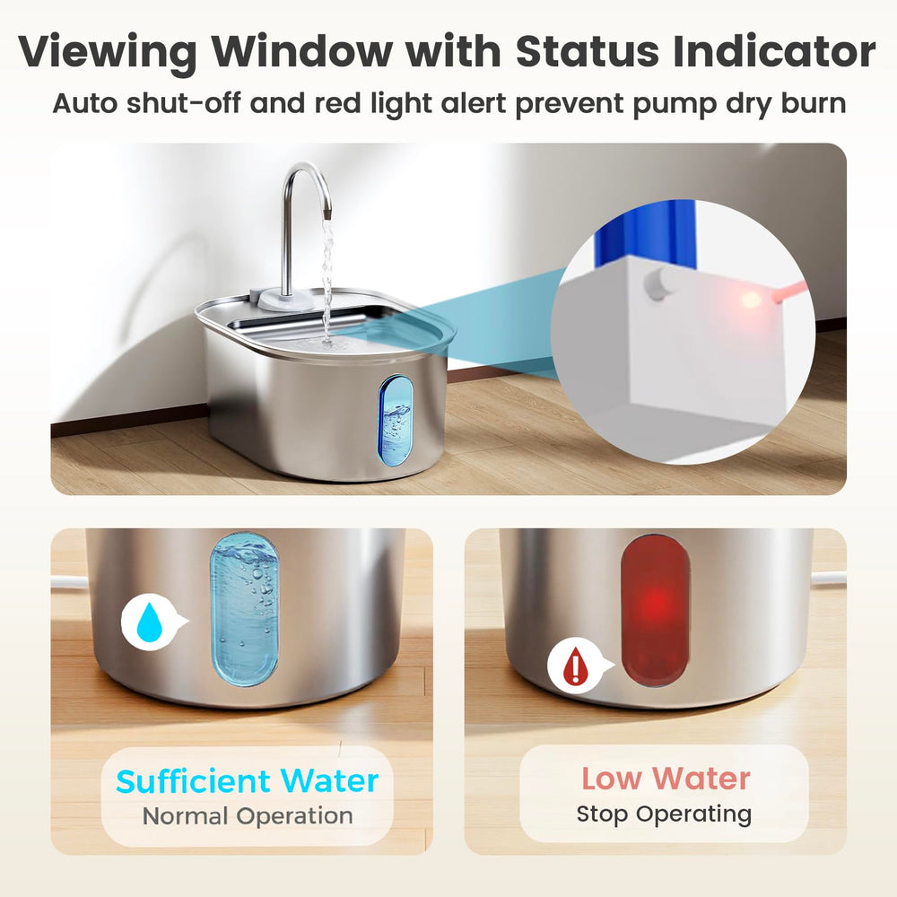Petinstinct bebedero duradero y fácil de limpiar, apto para lavavajillas.