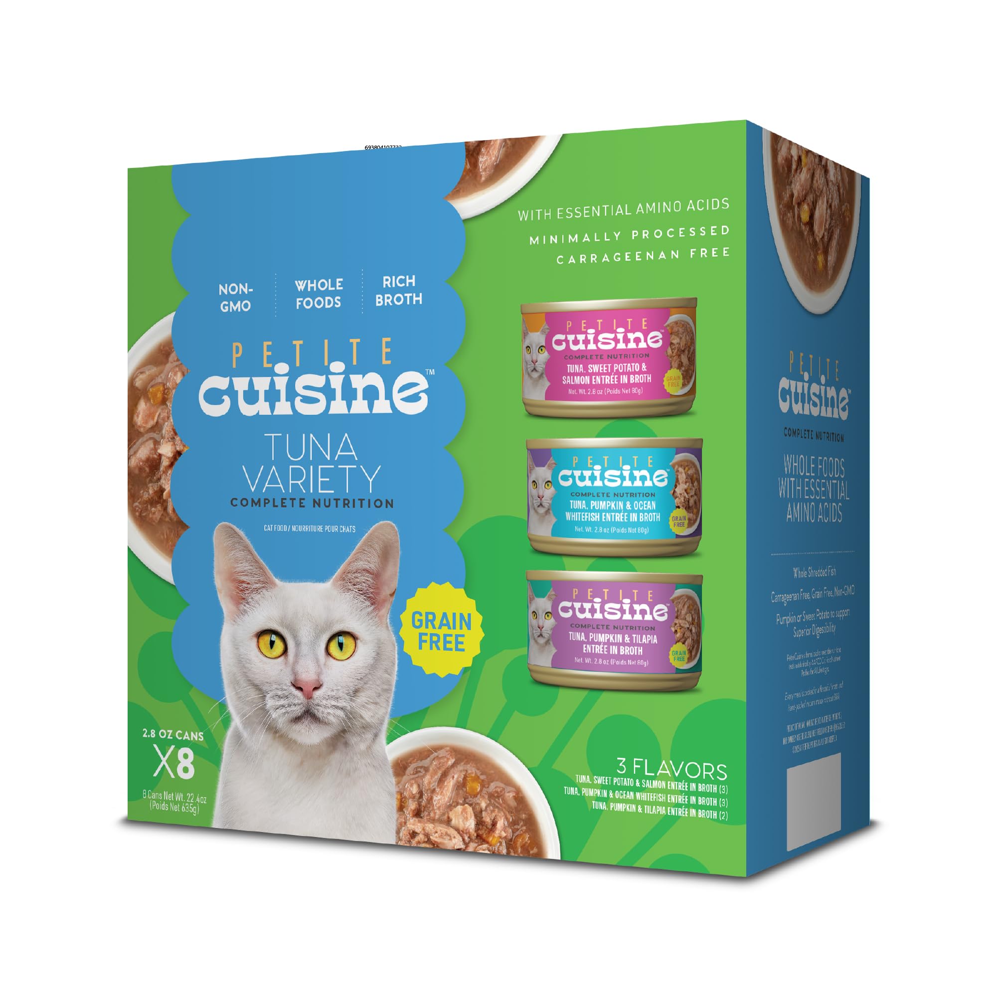 PETITE CUISINE Atún entres en caldo, proteína y hidratación para gatos