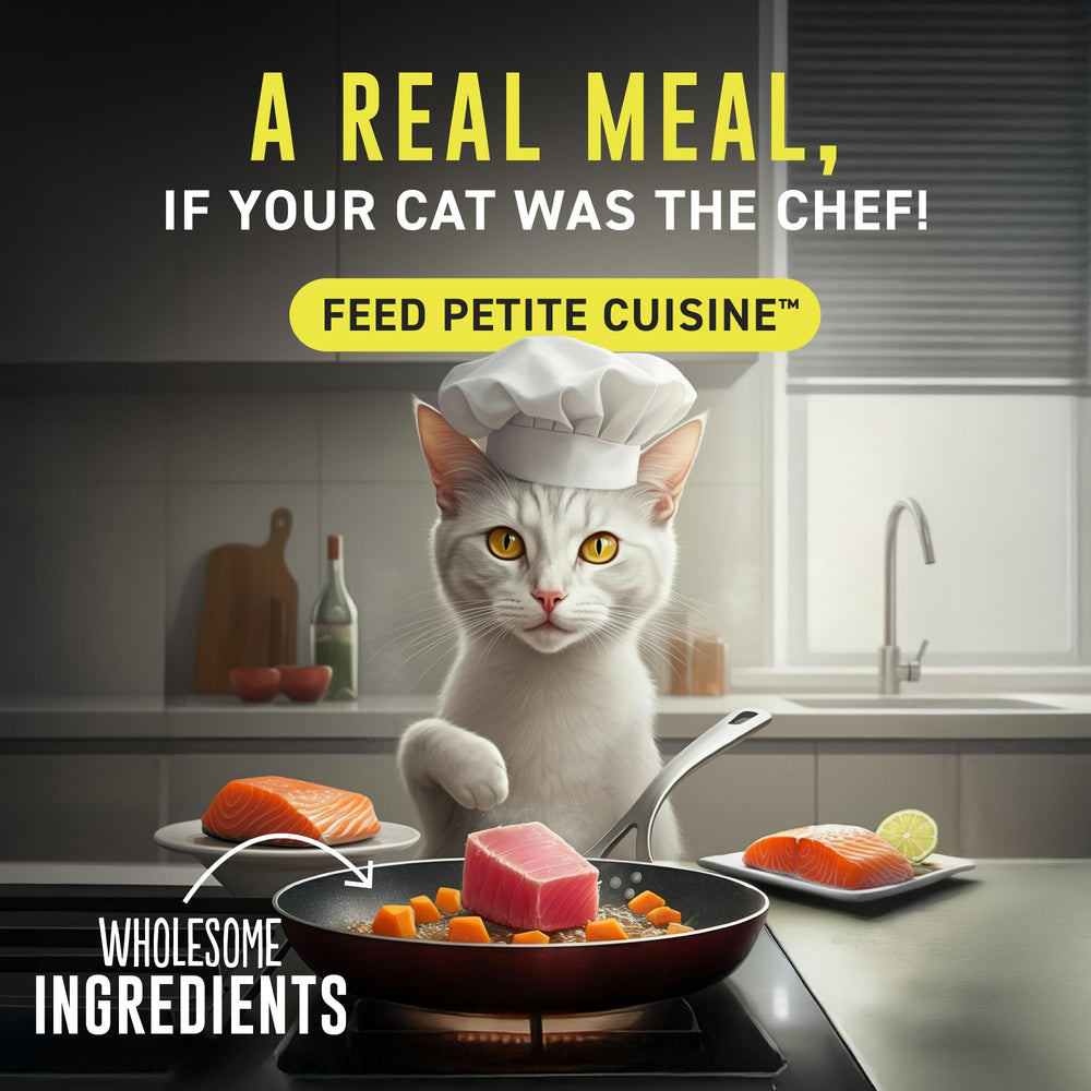 Petite Cuisine: proteína de pescado real en cada lata.