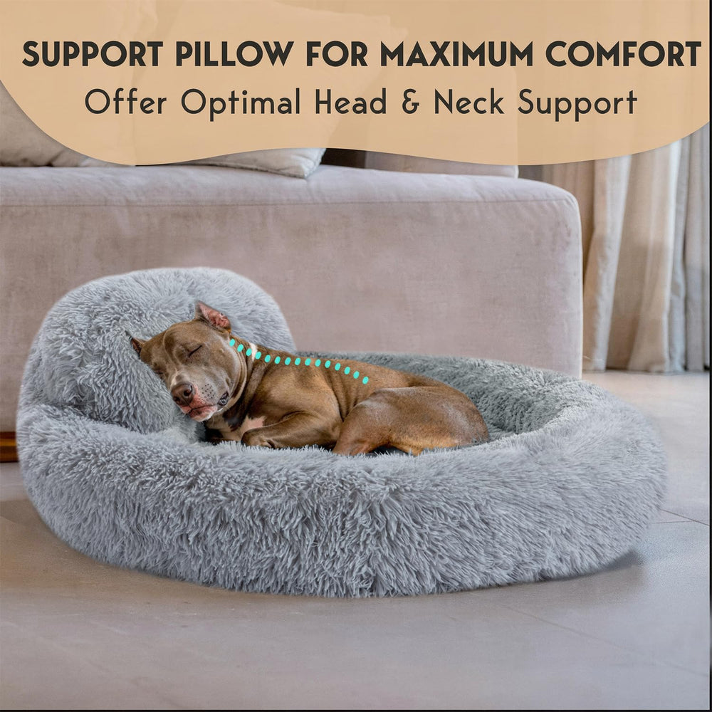 PetJett Cama Perro Base Antideslizante: seguridad estable durante el reposo.