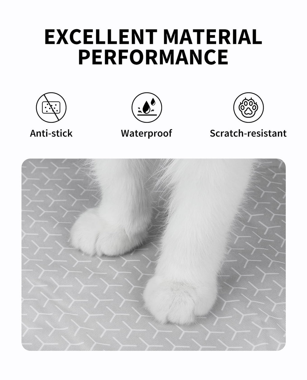 PETKIT almohadilla cilindro max, superficie impermeable y antiadherente, limpieza sencilla.