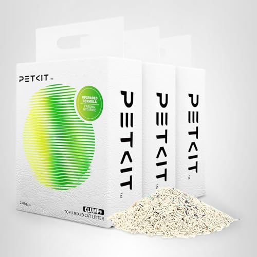 PETKIT Clump+ tofu: opción sin perfume para hogares con varios gatos.