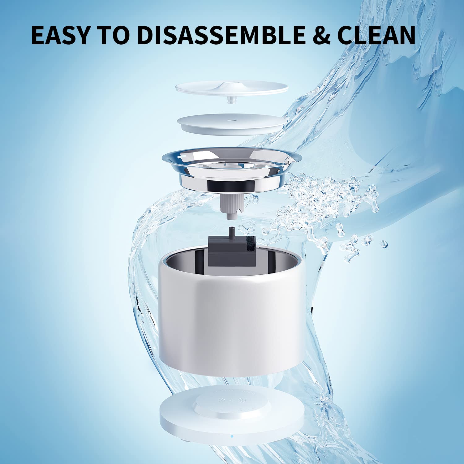 PETKIT Eversweet 3 Pro, capacidad de 1.6 L para 1–2 gatos.