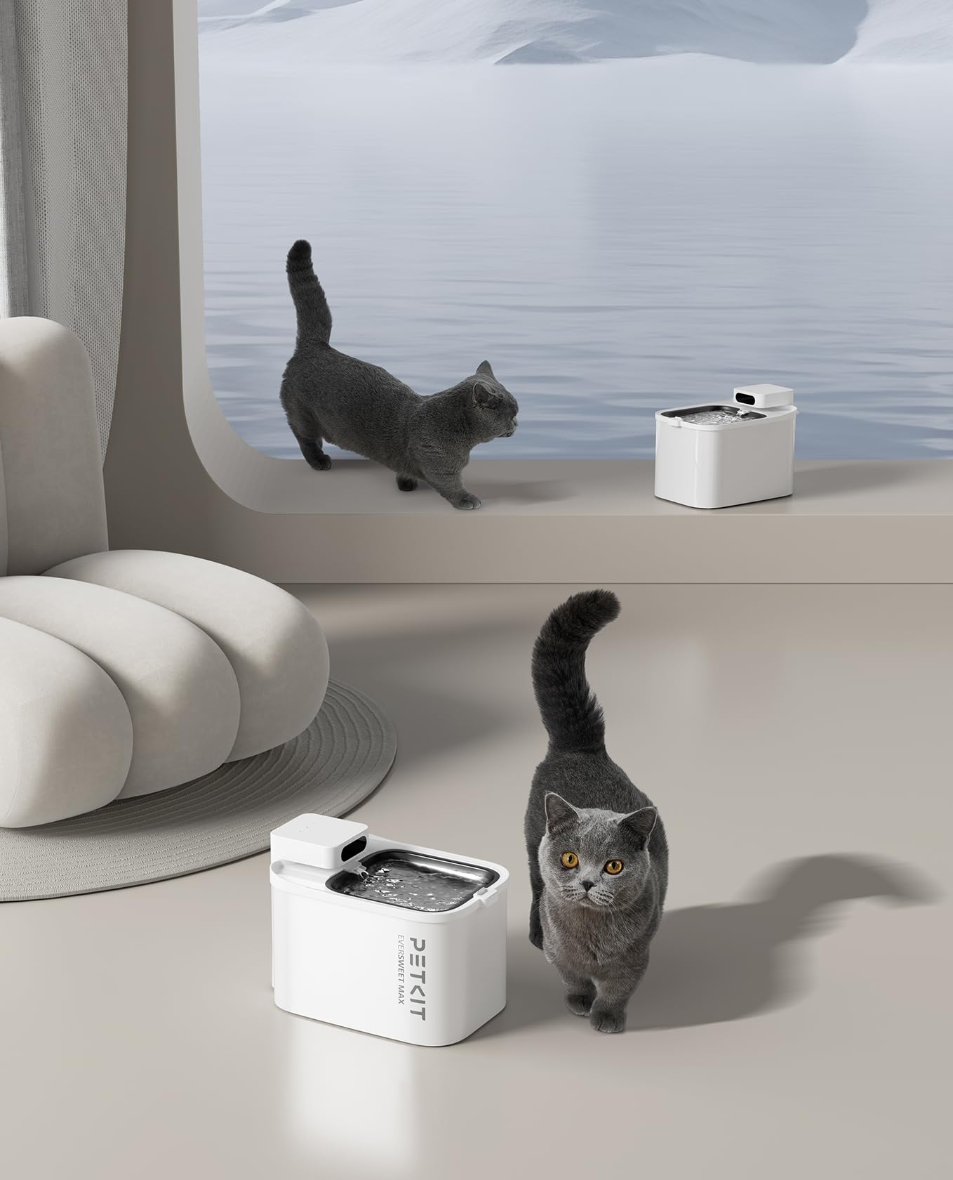 PETKIT EVERSWEET MAX limpieza fácil para higiene diaria.