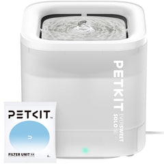 PETKIT fuente de agua para gatos con bomba inalámbrica estable y silenciosa.