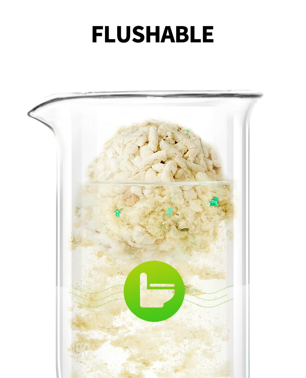 PETKIT Clump+ tofu: granos grandes reducen rastreo en pisos y alfombras.