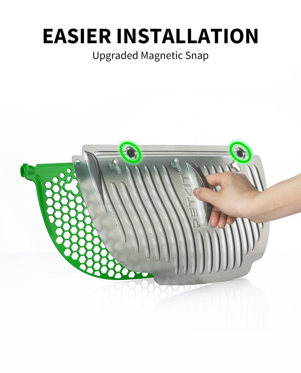 PETKIT instalación rápida con sujeción magnética, compatibilidad PuraMax2.