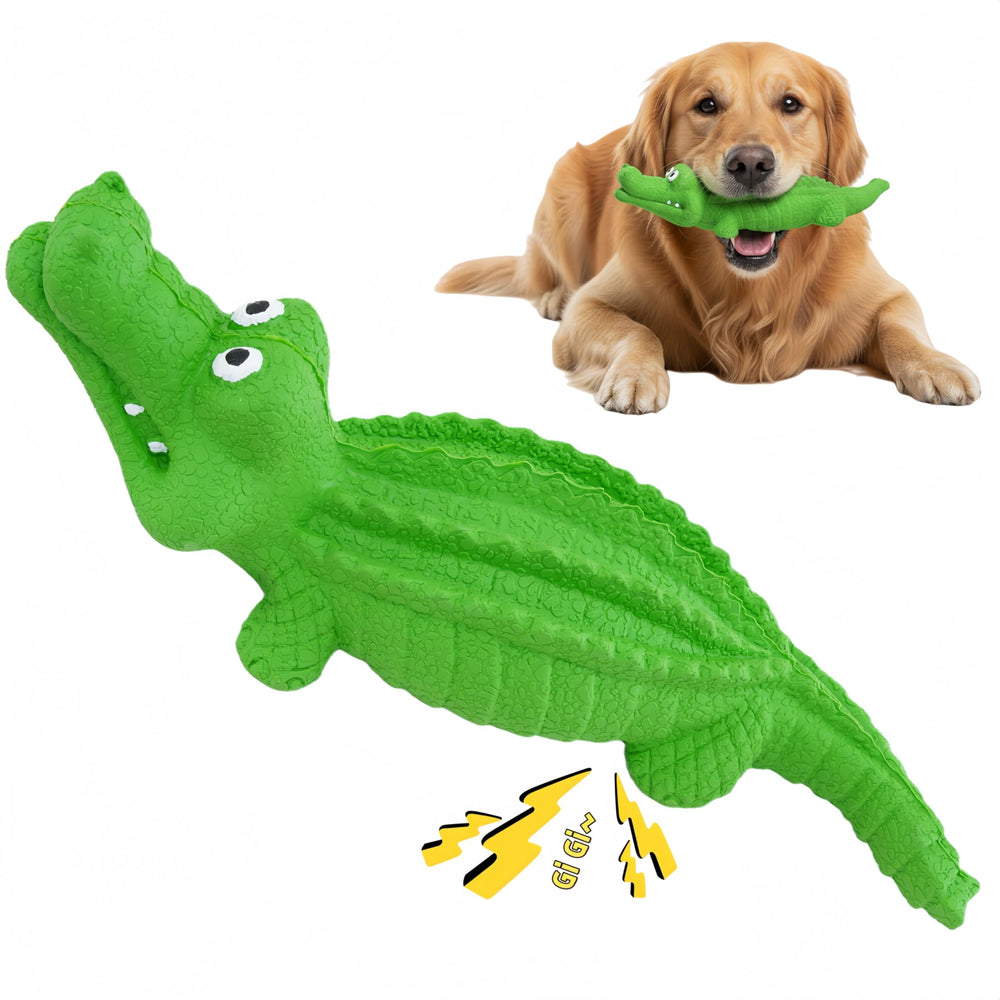 Juguete PETKN alligator ruidoso para masticadores agresivos.