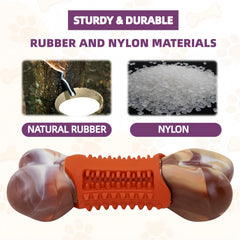 PETKN Textura nylon y goma para limpieza dental suave.