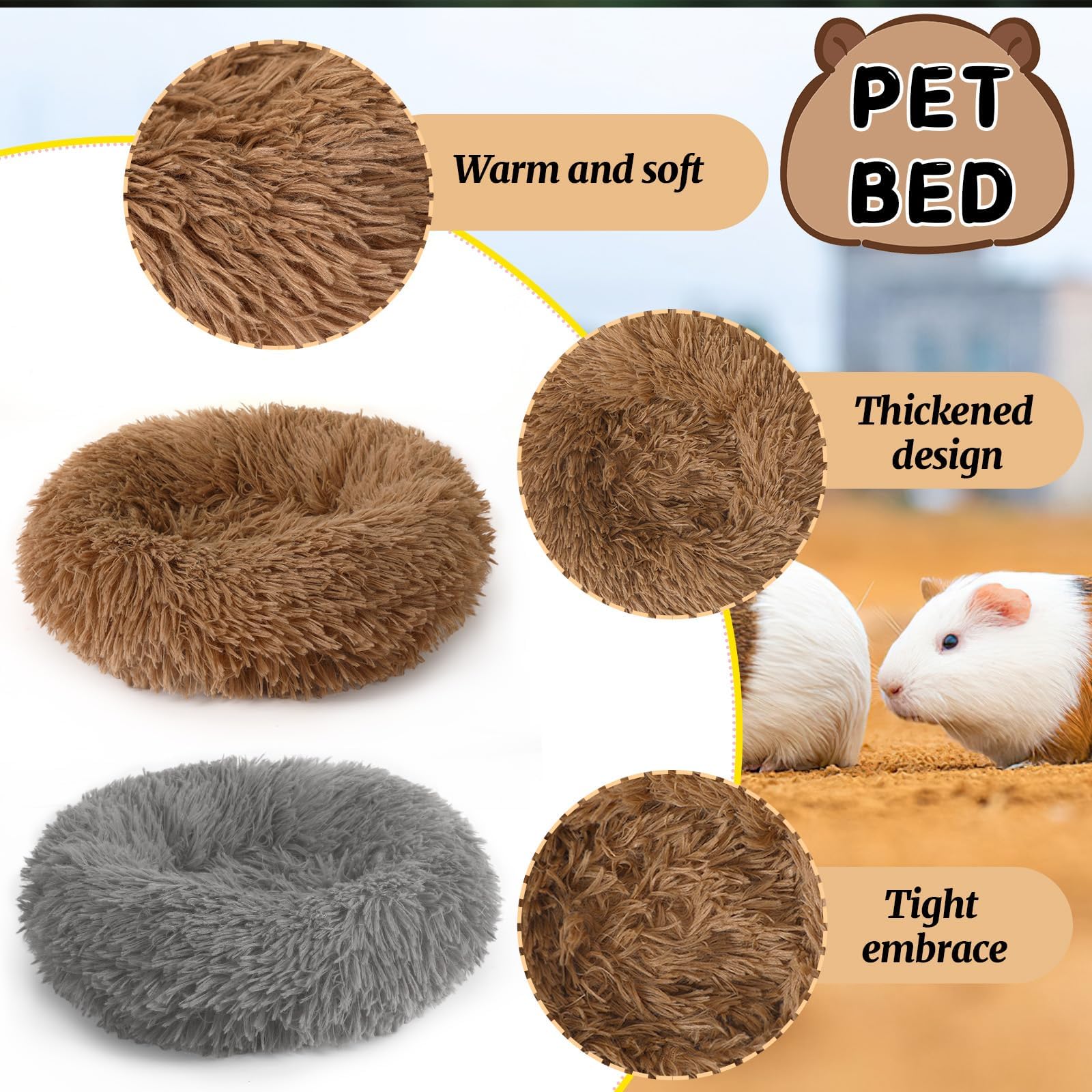 Relleno PP cotton en la cama PETKNOWS, soporte suave