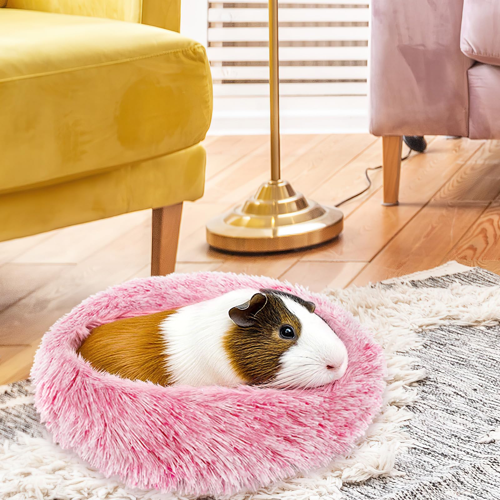 PETKNOWS cama diseño oscuro, aspecto limpio y práctico para mascotas pequeñas.