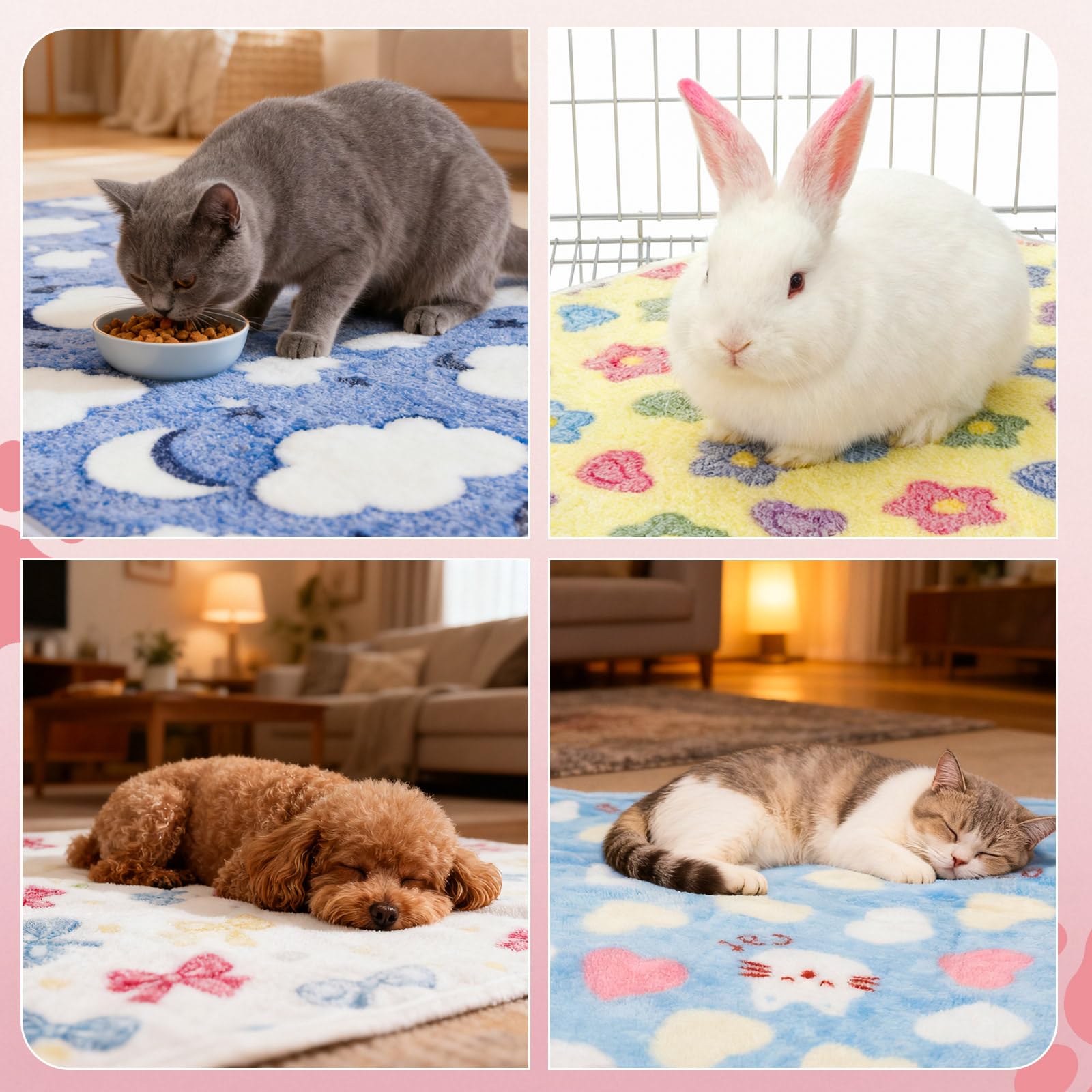 PETKNOWS manta multiuso para cobayas, perfecta para transporte y juego.