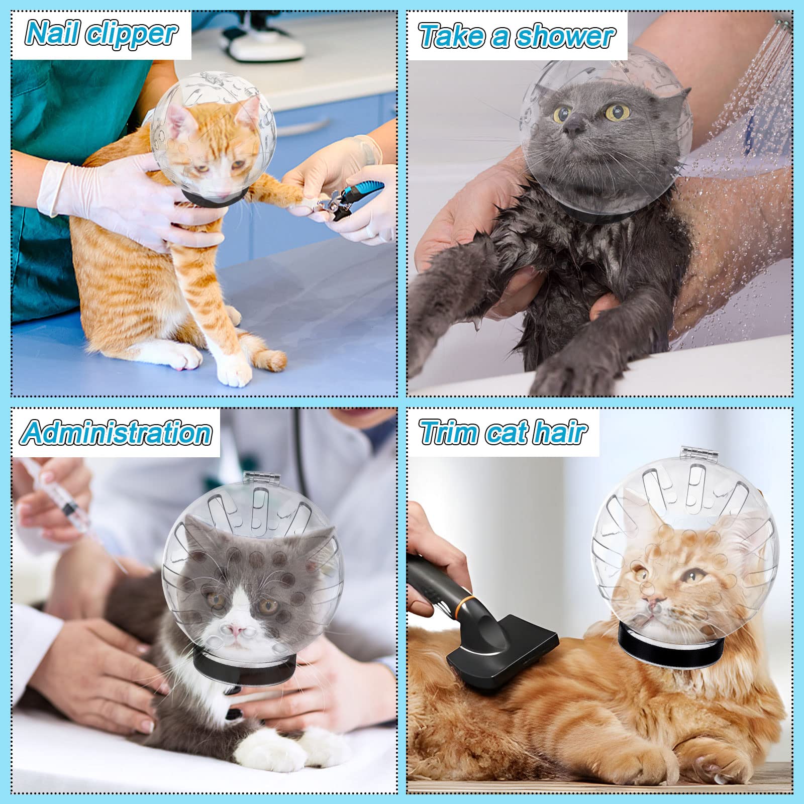 PETKNOWS solución versátil para cuidado, baño e higiene de gatos.