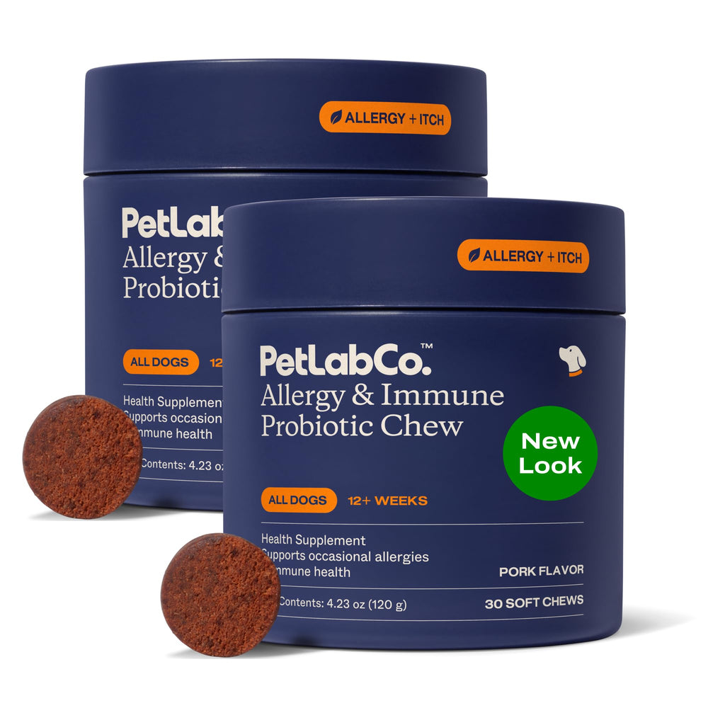 PetLab Co Probioticos para perros, apoyo a alergias estacionales