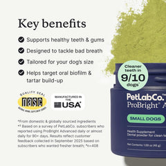Dosis XS de ProBright en cucharita para perros muy pequeños