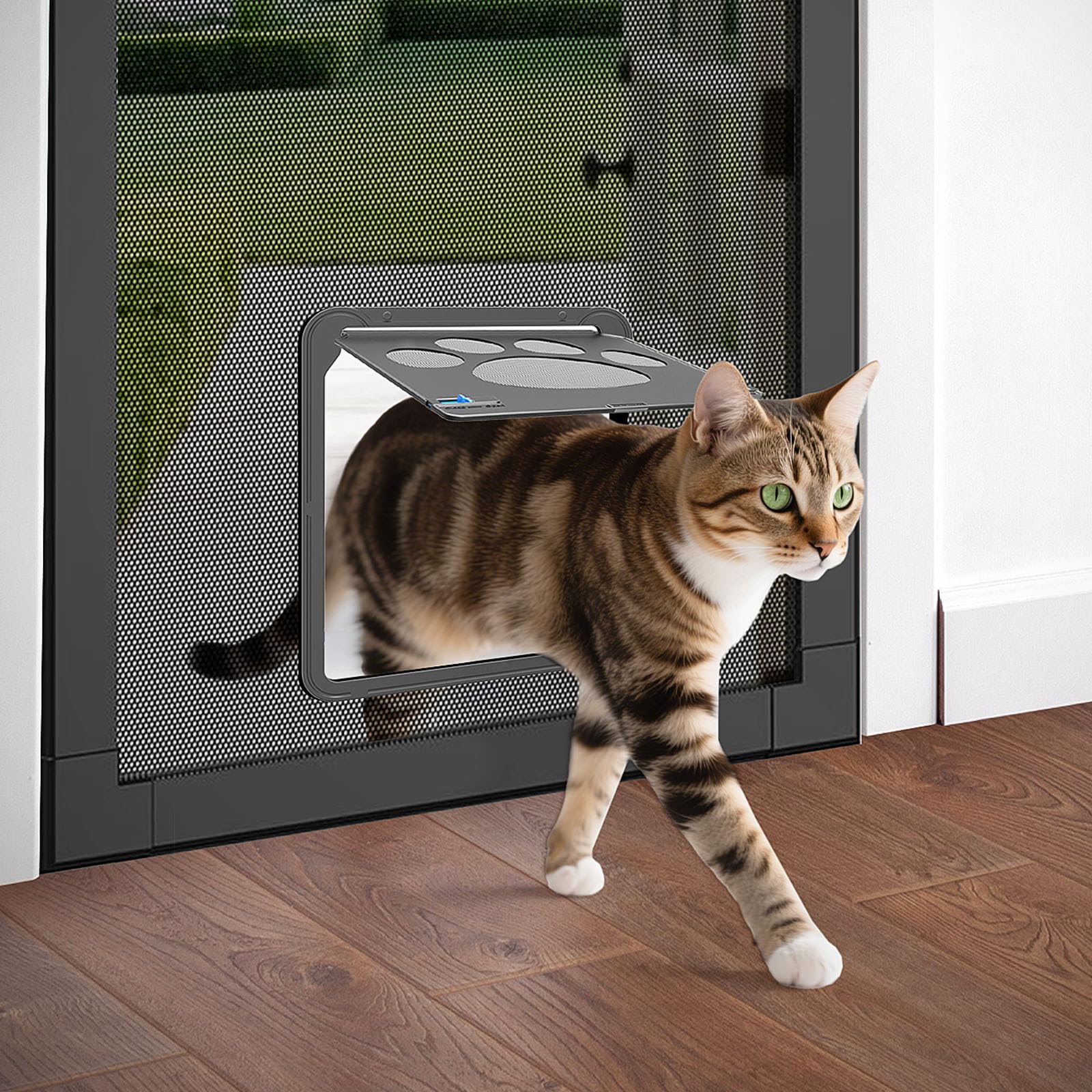 PETLESO Compatibilidad con puertas o ventanas con pantalla.