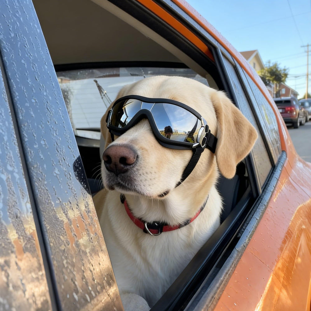 PETLESO proteccion ocular para perros grandes, ideal para actividades al aire libre.