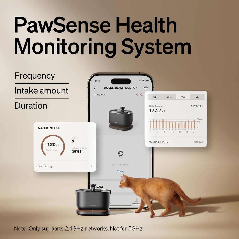 PETLIBRO App monitor hidrata gatos y ofrece reportes claros de consumo.