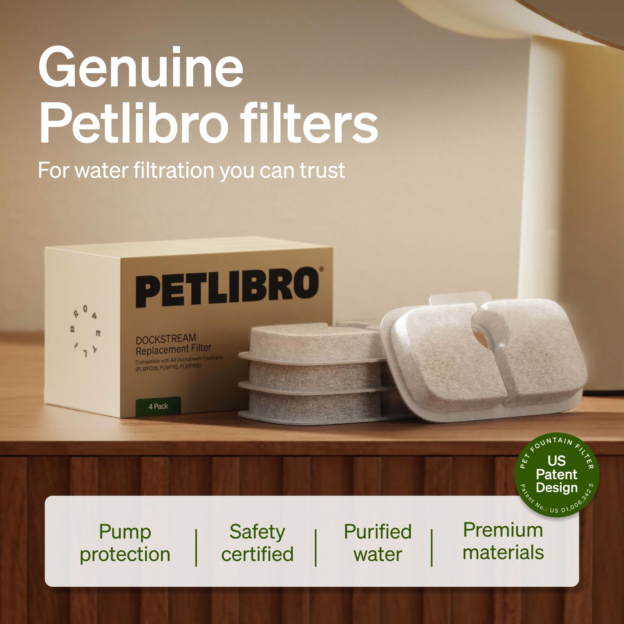 Cambio de filtro PETLIBRO sin herramientas, instalación rápida.