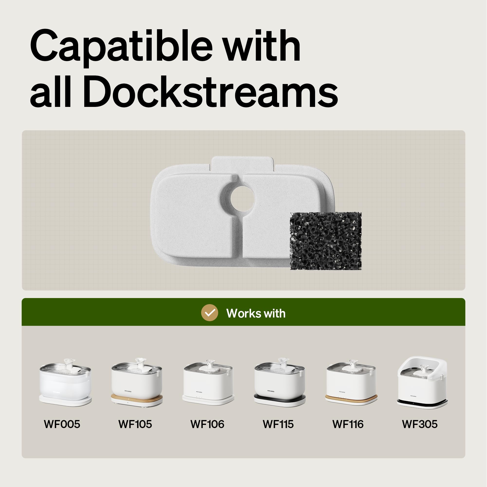 PETLIBRO Dockstream filtracion multicapa: agua más limpia y sabor claro para tu gato.