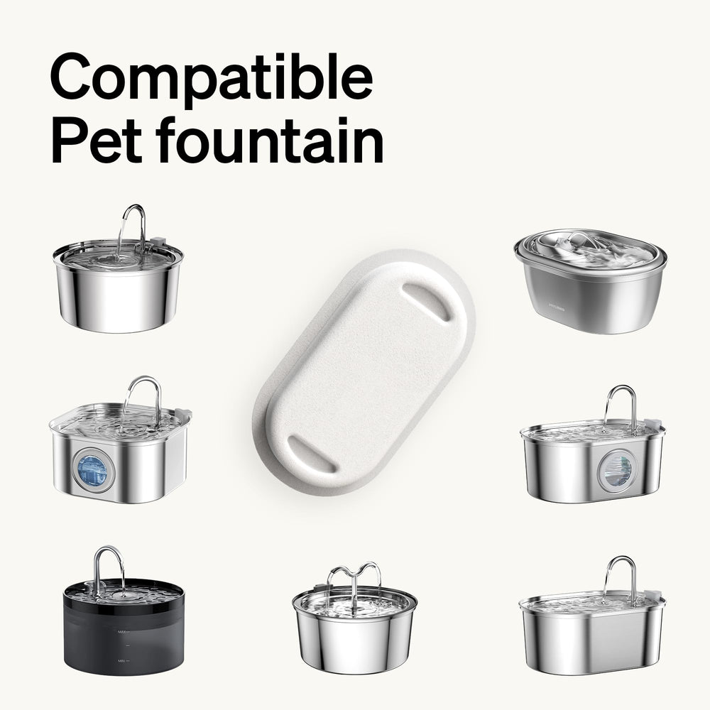 PETLIBRO éponges filtre chat inox, filtration douce pour l'hydratation.
