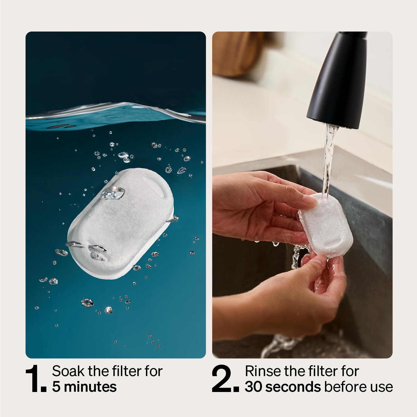 Filtro PETLIBRO con resina de intercambio iónico para agua más limpia.
