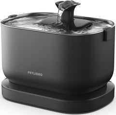 PETLIBRO bebederos para gatos, alcance inalámbrico y batería para uso sin cables.