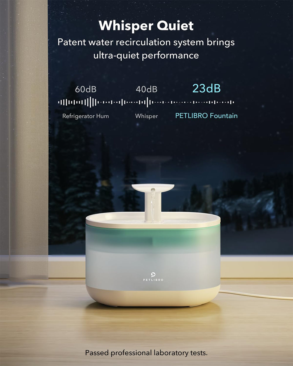 PETLIBRO reserva interna para mantener agua durante cortes eléctricos