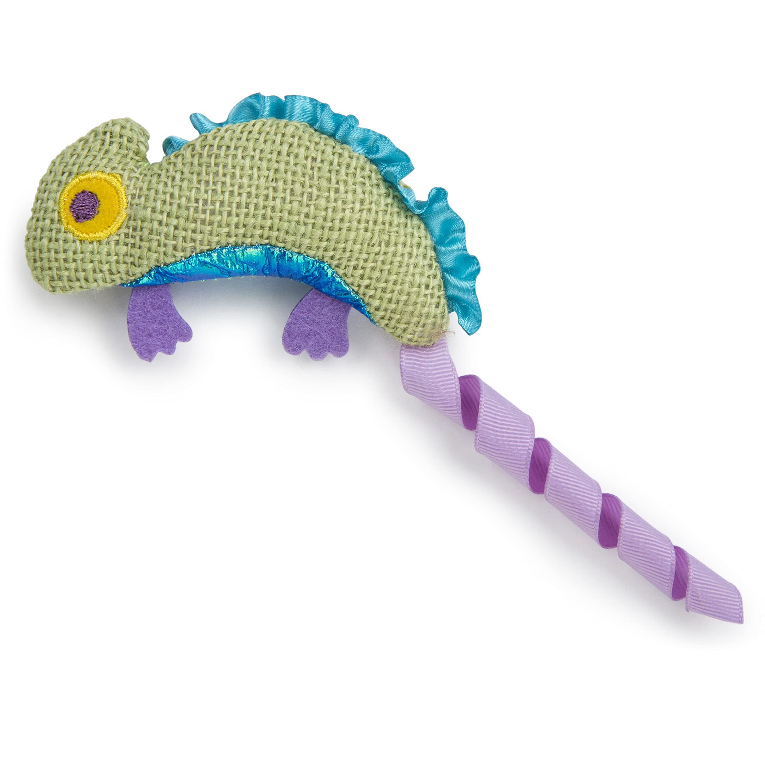 Petlinks HappyNip Camaleón con textura crujiente para juego activo.