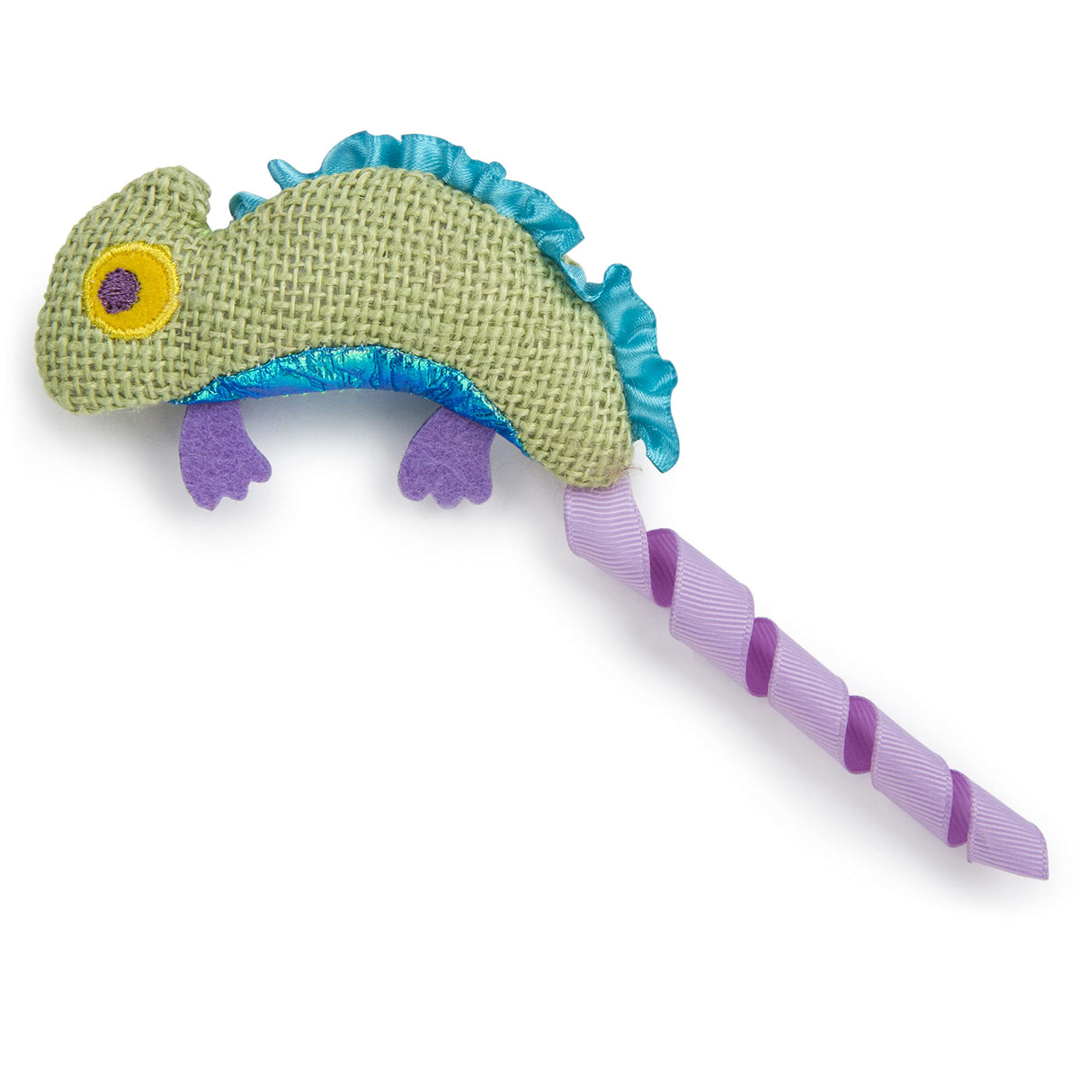 Petlinks HappyNip Camaleón con textura crujiente para juego activo.